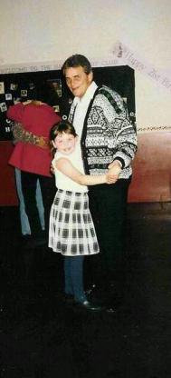 Mesothelioma survivor Megan dancing as a child