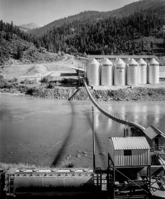 Zonolite storage in Libby, Montana