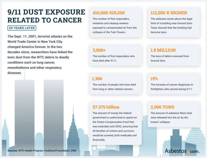 Asbestos and the World Trade Center Infographic