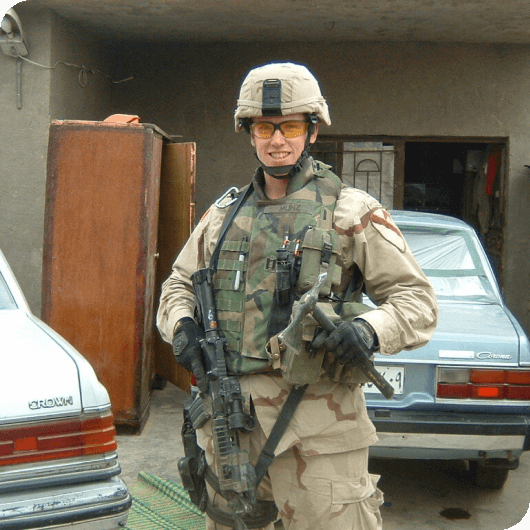 Aaron Munz photo from military