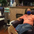 Ron and Al Schwartz undergoing chemotherapy