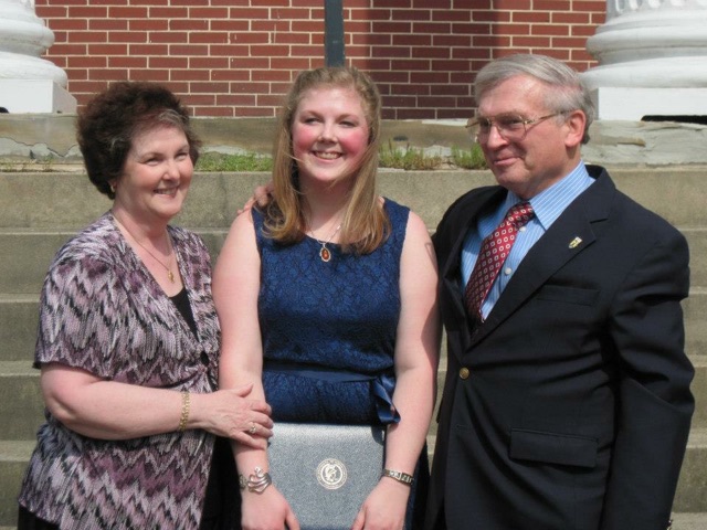 Alyssa Hankus' college graduation