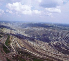 Asbestos mine in Asbest, Russia
