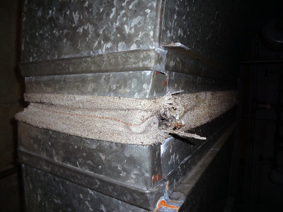 Asbestos Coarse Fabric Duct Connector
