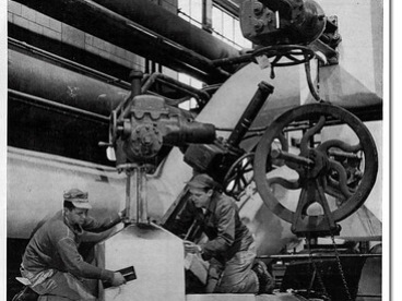 Historical Image - Workers Install Asbestos Insulation at U.S. Capitol