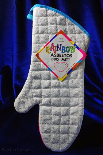 Asbestos oven mitt