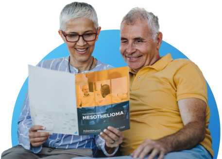 Couple Reading a Mesothelioma Guide