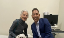Dr Velotta with Lawanda Ultan. Image courtesy of Dr. Velotta