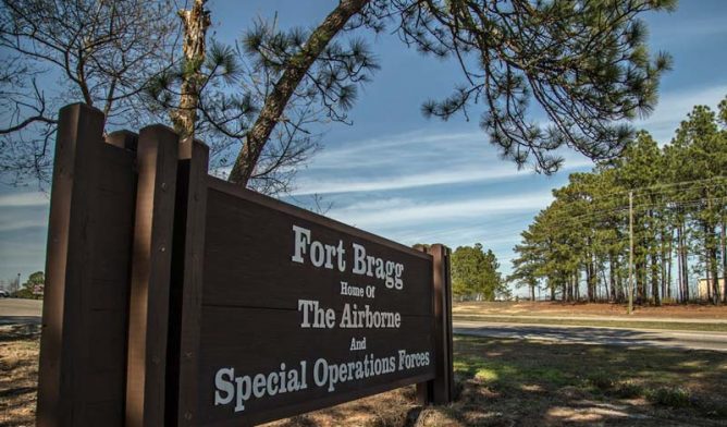 Fort Bragg in North Carolina