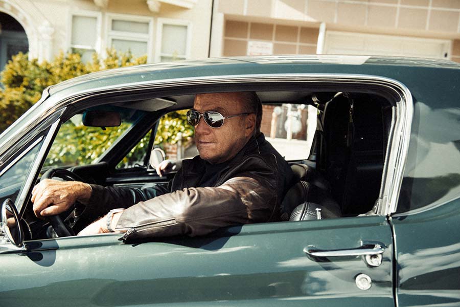 Greg Laurie in a 1968 Ford Mustang