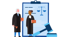 lawyers standing together
