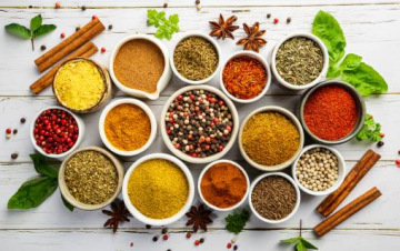 Flavoring food with herbs