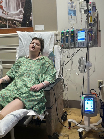 Maliyah in ICU