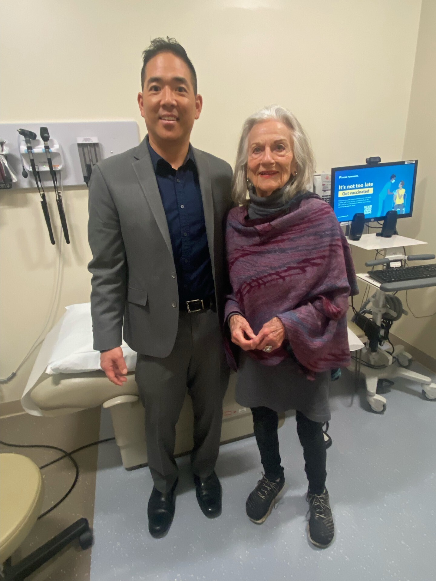 Dr. Jeffery Velotta with Lawanda Ultan