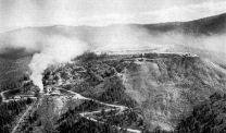 Airborne DUST at Zonolite Mine & Mill in Libby, Montana