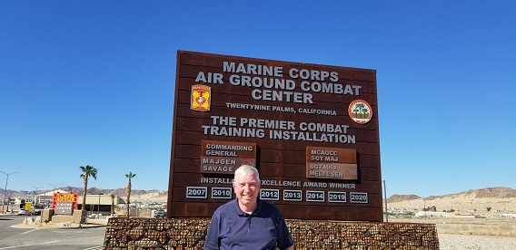 Kevin Hession at Marine Corps Base 29