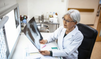 Physician Studying X-Ray