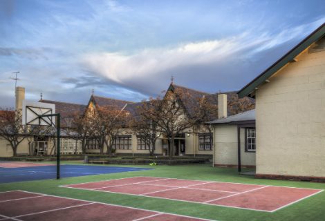 School yard in Australia