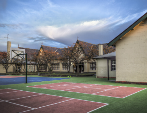 School yard in Australia