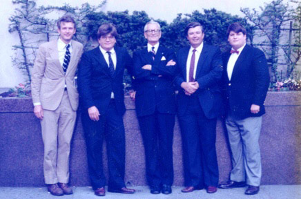 Portrait of the Sugarbaker family circa 1975