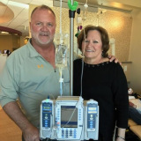 Mesothelioma survivor Doug Jackson with wife Cindy