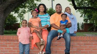 Tamron Little and family