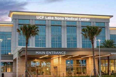 Exterior of UCF Lake Nona Medical Center
