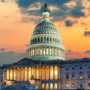 U.S. Capitol at sunset