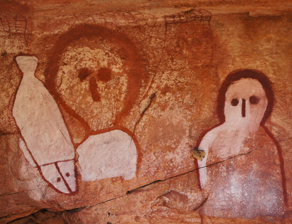 Aboriginal cave artwork