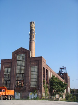 Former Keasbey & Mattison asbestos factory site in Ambler, Pennsylvania