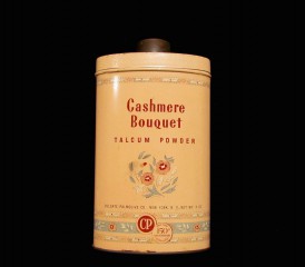 Can of Cashmere Bouquet talcum power