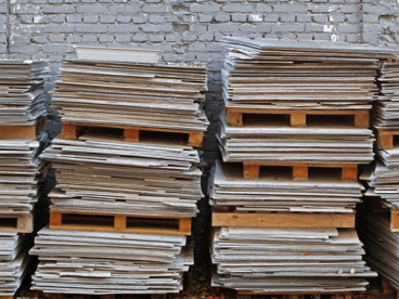 Asbestos cement sheets