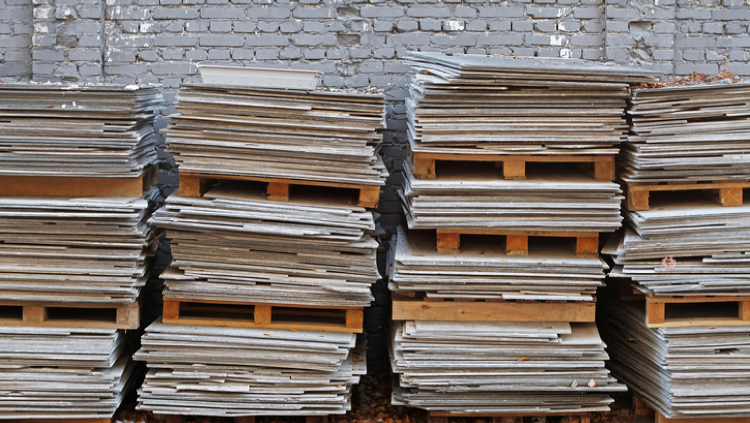 Asbestos cement sheets