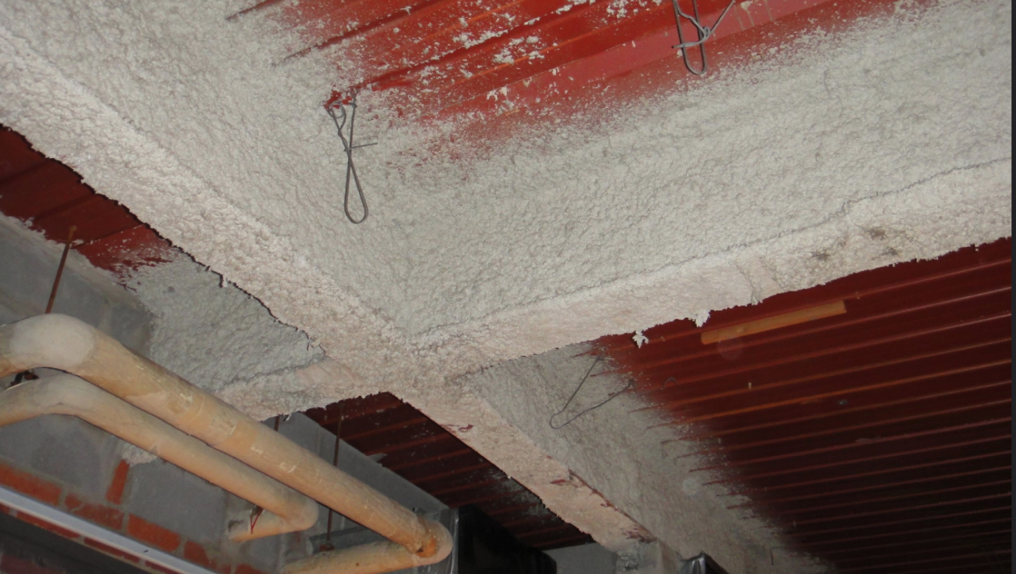 Spray Monokote Fireproofing