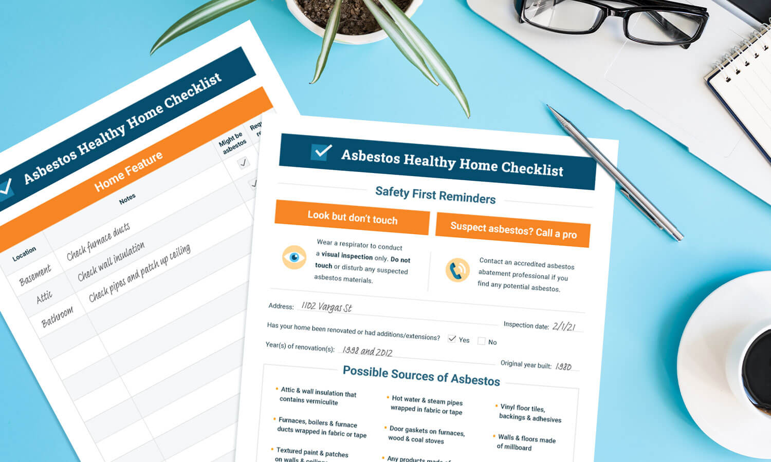 Asbestos Healthy Home Checklist