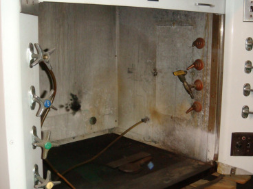 Asbestos fume hood