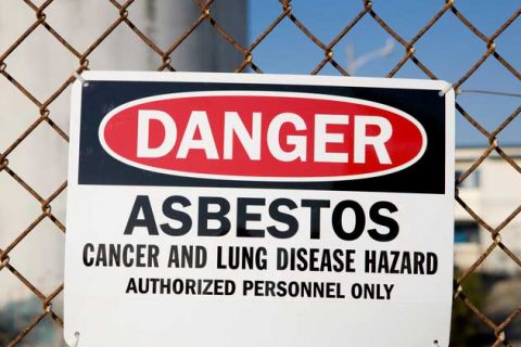 Danger Asbestos Warning Sign