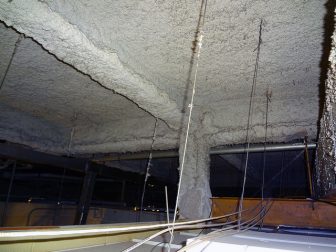 Spray-on asbestos