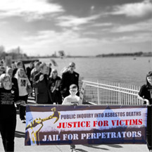 Asbestos Protesters