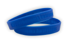 Asbestos awareness wristbands from the Mesothelioma Center