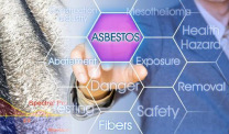 Asbestos exposure honeycomb illustration