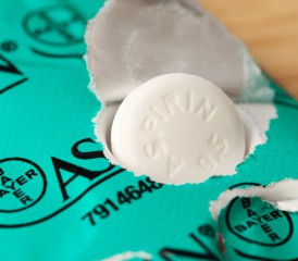 Aspirin in a packet