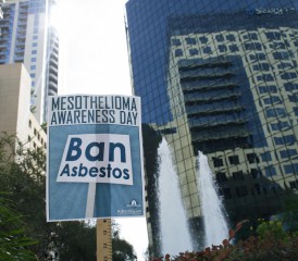 Mesothelioma Awareness Day Sign