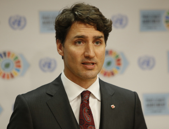 Canadian Prime Minister Justin Trudeau