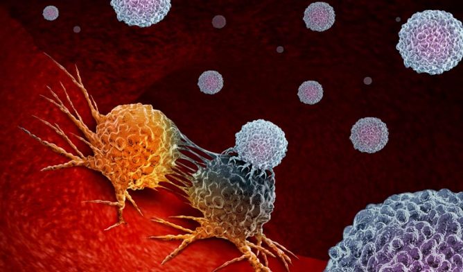 Immunotherapy attacking cancer cells