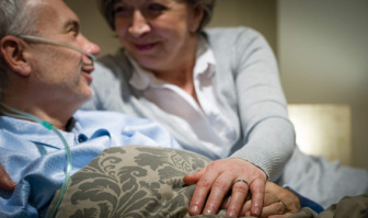 Family caregiver provides support for a loved one with mesothelioma