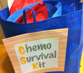 Chemo survival kit bag