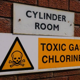 Chlorine cylinder room