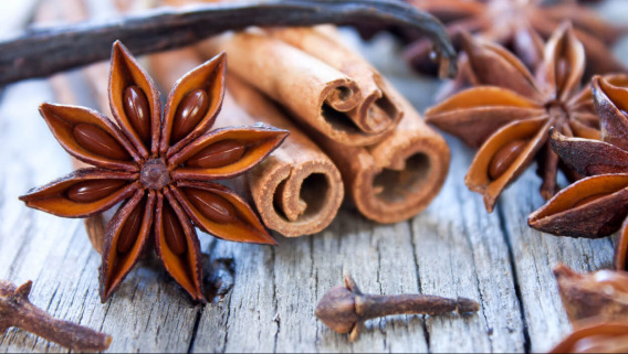 cinnamon and cloves