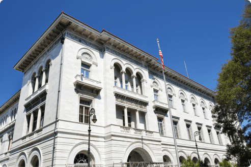 Courthouse in Savannah, Georgia.